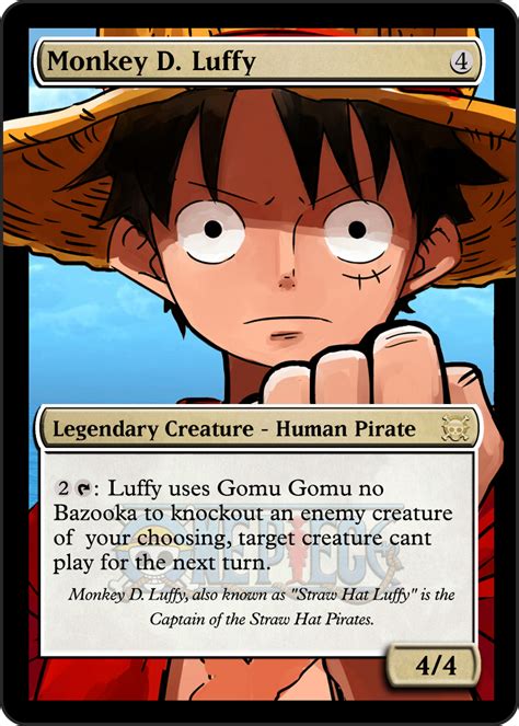Magic and Adventure: Exploring the World of One Piece through Magic Cards